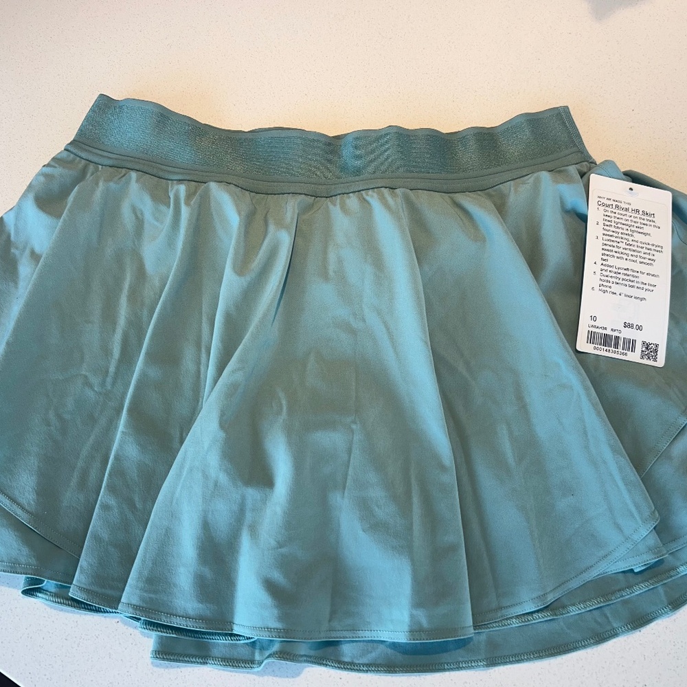 Brand New Lululemon Court Rival High-Rise Skirt